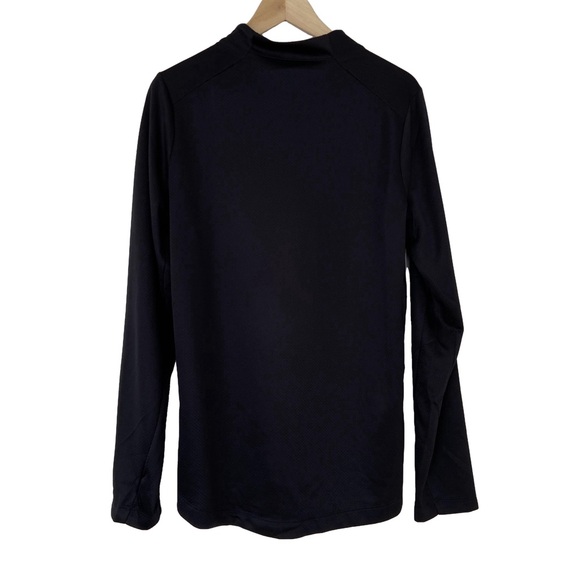 LEVELWEAR BLACK EVE ATHLETIC ACTIVE SPORT TOP/JACKET WITH SHOULDER ZIPPER, XL - Picture 2 of 10